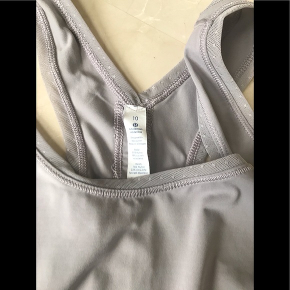 Lululemon Embodiment Tank Dark Chrome - Picture 8 of 8